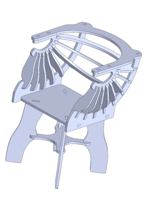 3D модель Стул для уличных кафе и ресторанов