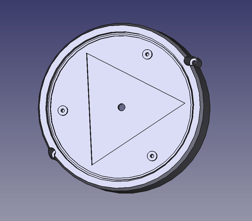 3D модель Модель корпуса светодиодного светильника для умного дома