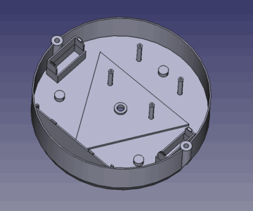 3D модель Модель корпуса светодиодного светильника для умного дома
