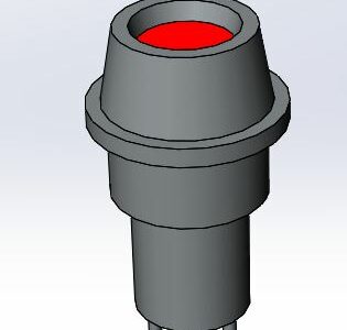 3D модель Светодиод L-608R