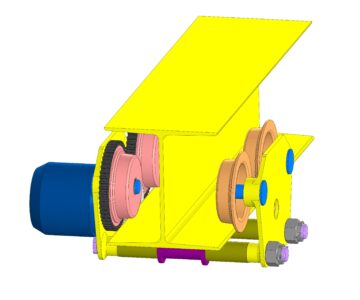 3D модель Тележка талевая от 0,5т до 12,5т