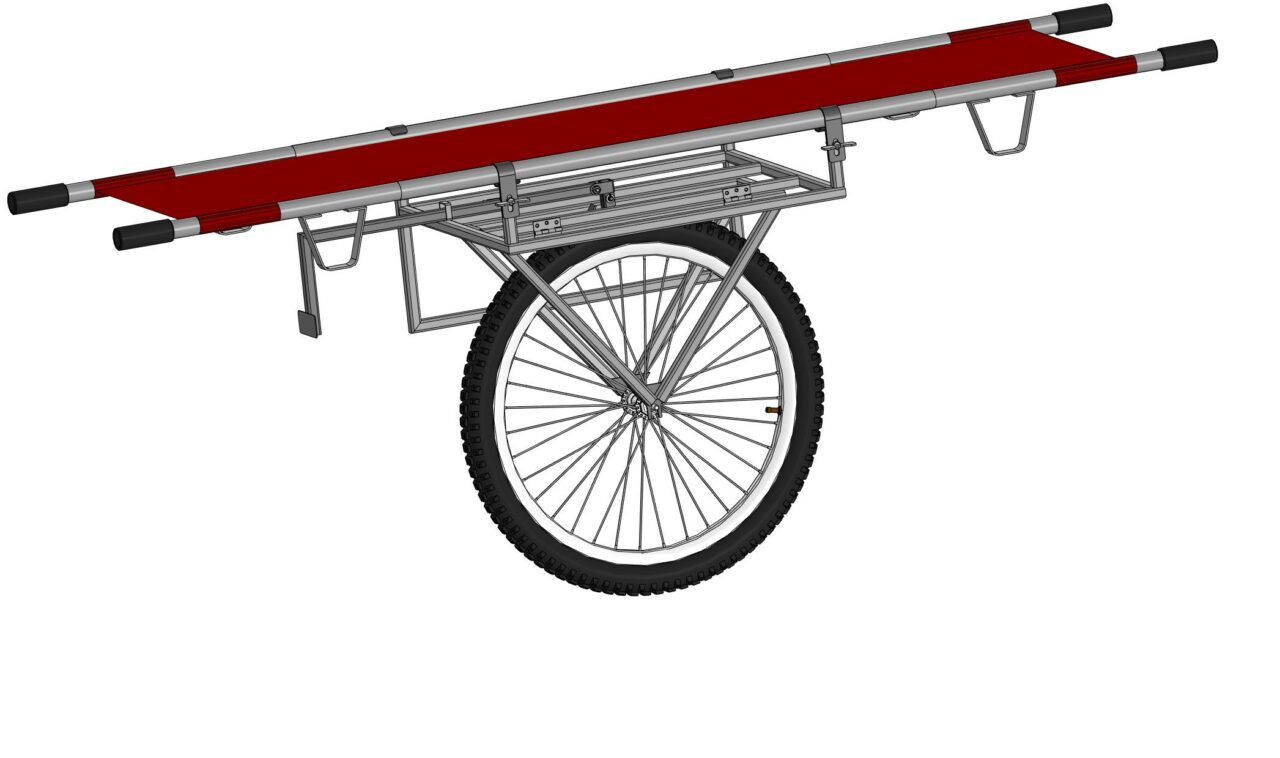 3D модель Тележка эвакуационная