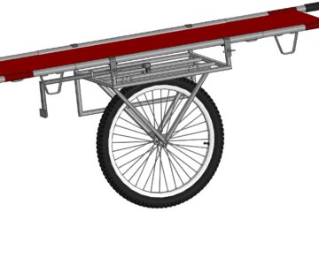 3D модель Тележка эвакуационная