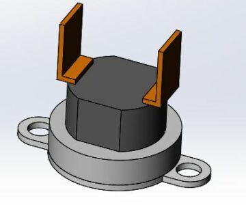 3D модель Термореле 1NT08L-8439