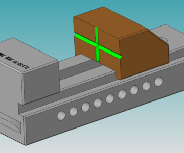 3D модель Тиски TLX-50-70