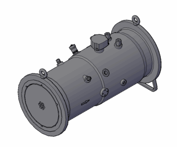 3D модель Счетчик газа турбинный TZ/Fluxi DN300