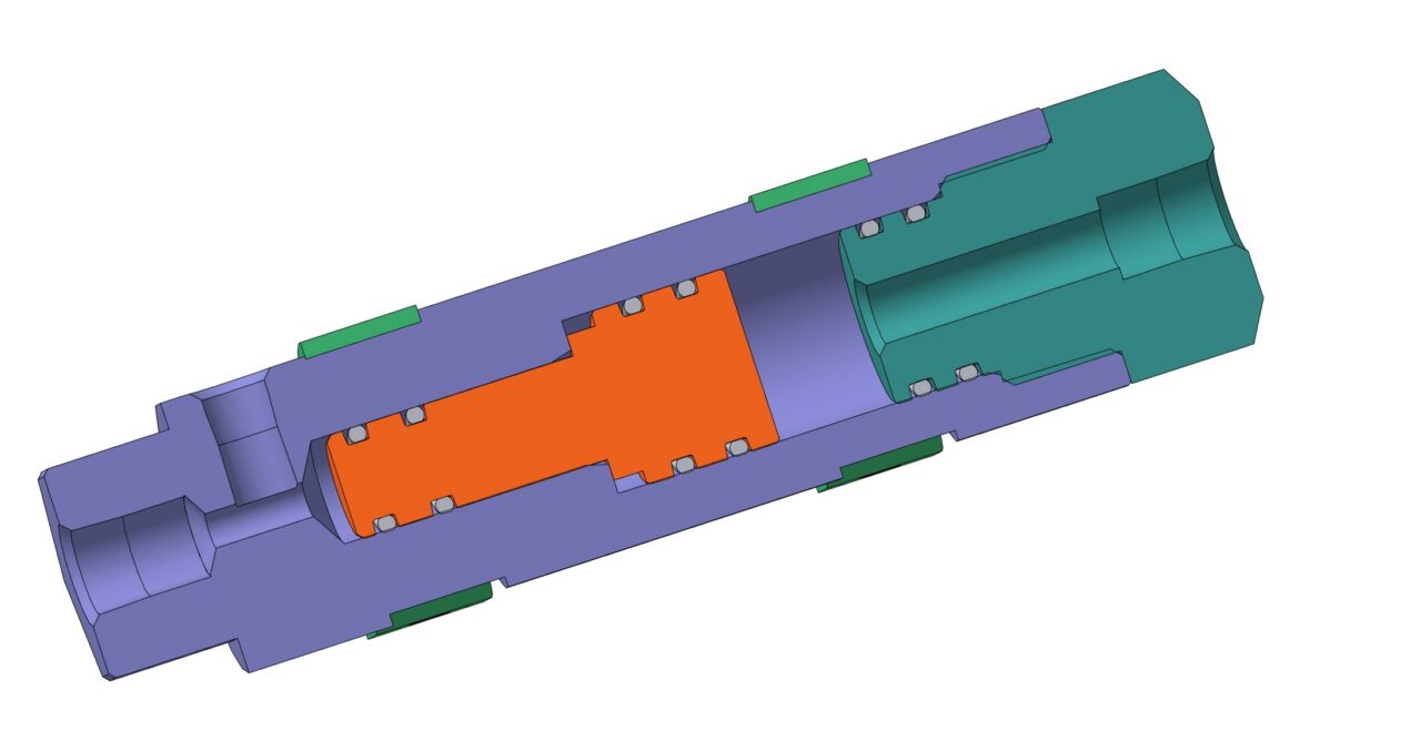 3D модель Мультипликатор давления 40МПа