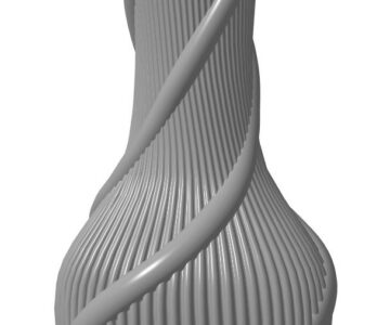 3D модель 3D ваза необычной формы