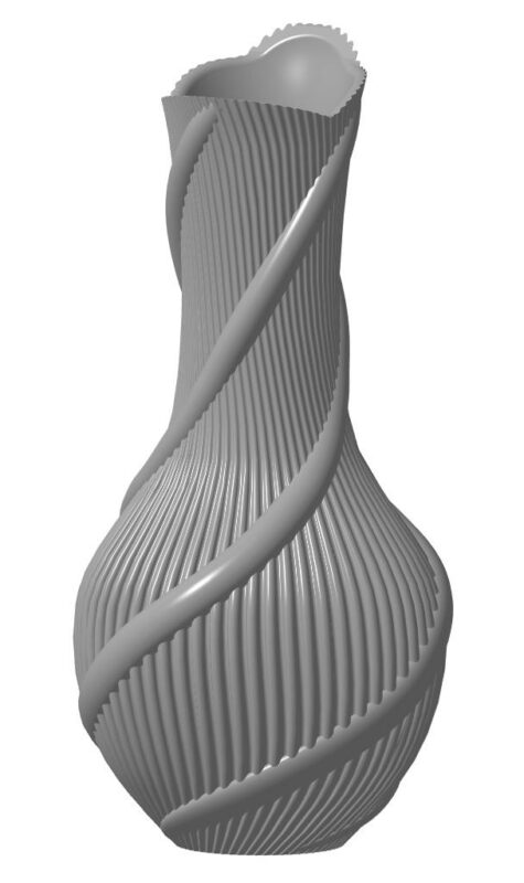3D модель 3D ваза необычной формы