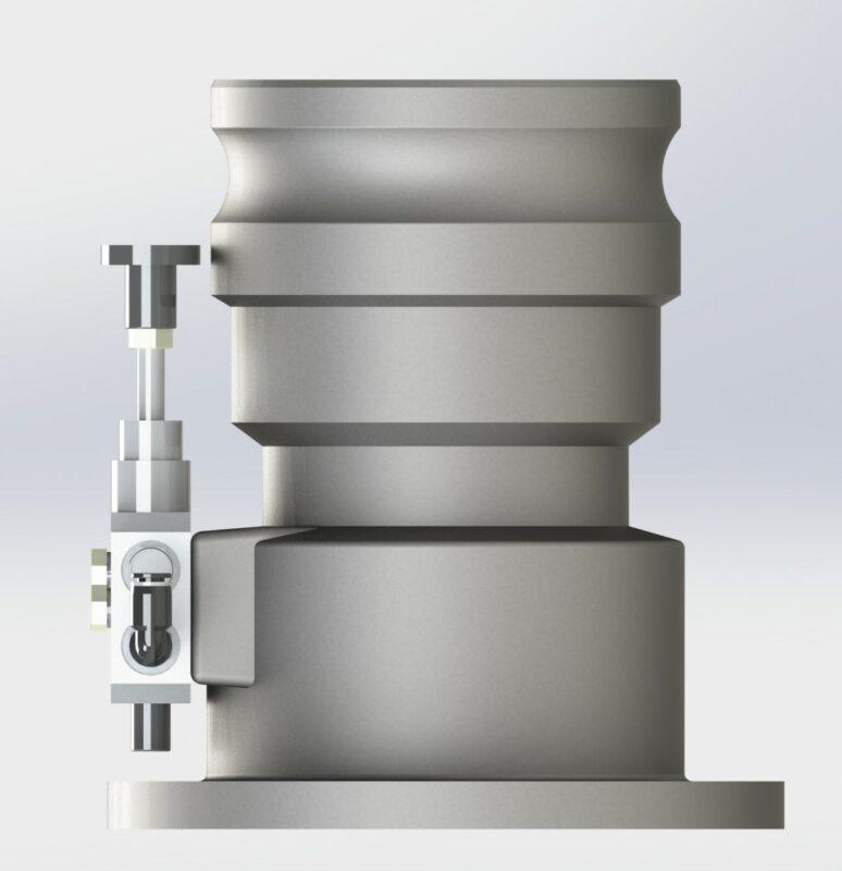 3D модель Пневматический ручной клапан XQ230422