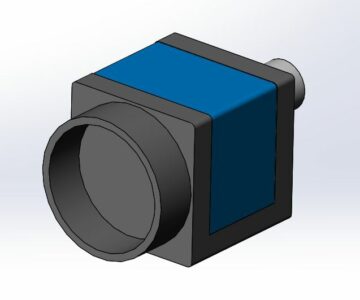 3D модель Камера Daheng 5 МП MERCURY2 PROMER2-502-79U3M и Daheng 12 МП MERCURY2 PRO ME2P-1230-23U3M