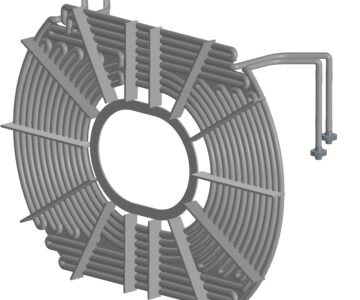 3D модель Водоохлаждаемой стальной змеевик