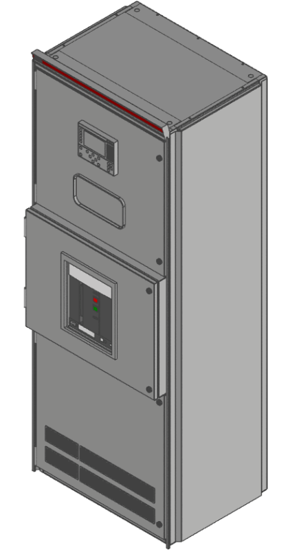 3D модель Вводно-распределительное устройство ВРУ 800х600х2200 мм