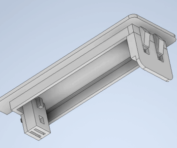 3D модель Плафон подсветки салона микроавтобус Фольксваген Т3