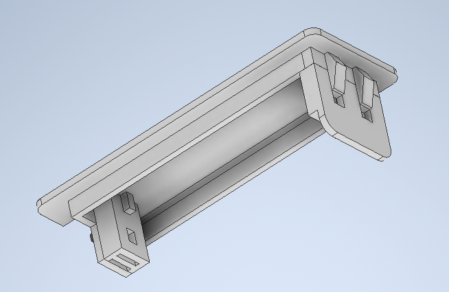3D модель Плафон подсветки салона микроавтобус Фольксваген Т3