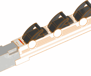 3D модель Рубильник с предохранителями ABB XLBM123 1P DIN M12