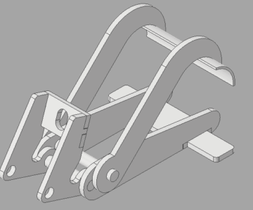 3D модель Зацеп телеги