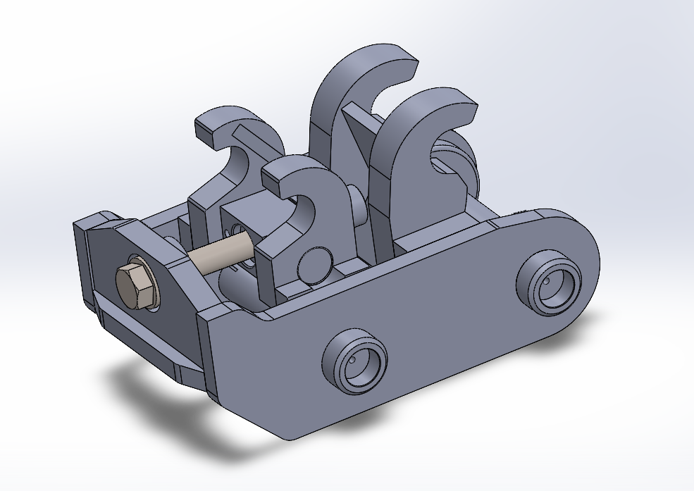 Чертеж Быстросъем задний пружинный Амкодор 702/703/732