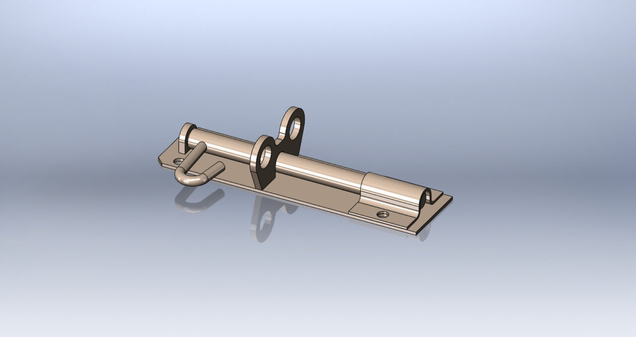 3D модель Задвижка двери (3 положения)