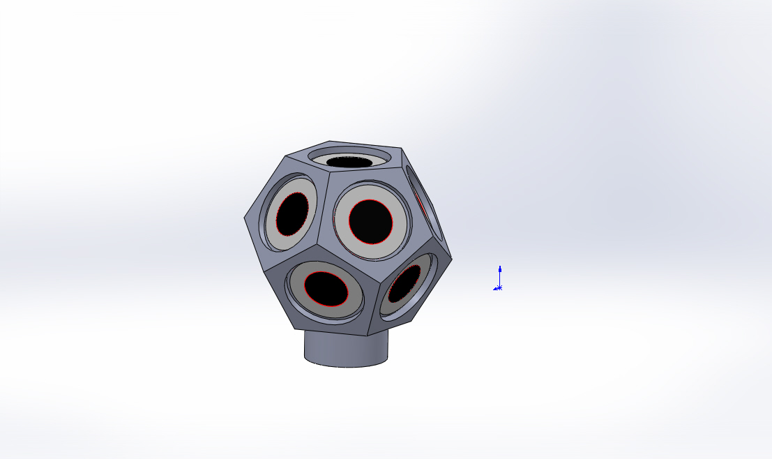 3D модель Объемная метка для 3D сканирования