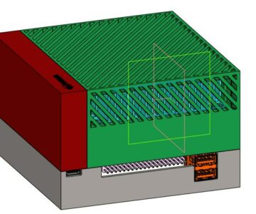 3D модель Микрокомпьютер  NVidia AGX Orin в сборе