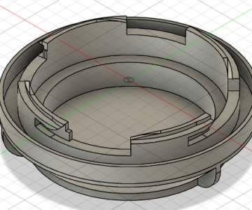 3D модель Крышка фары Opel Astra H