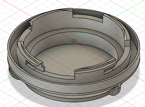 3D модель Крышка фары Opel Astra H