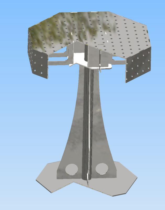 3D модель Сварочный стол (8-граней)