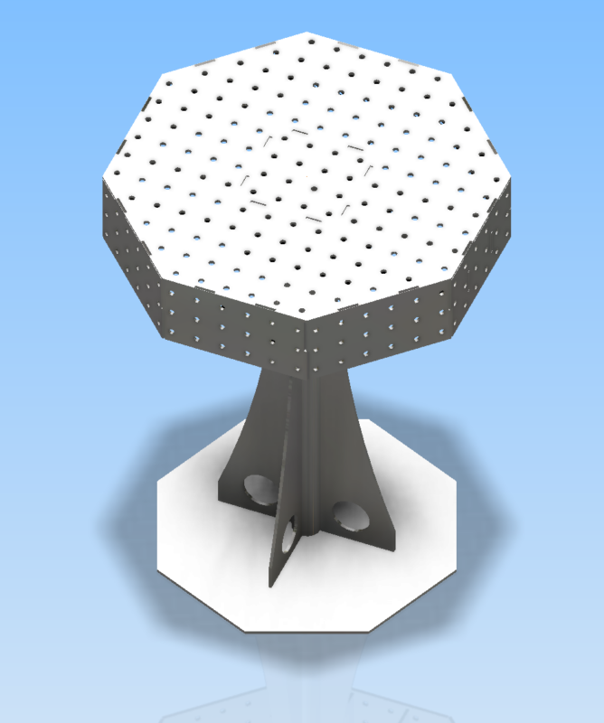 3D модель Сварочный стол (8-граней)