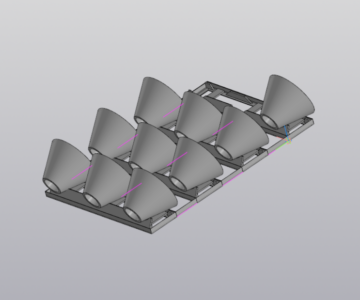 Чертеж Стеллаж напольный 2400мм х 1700мм