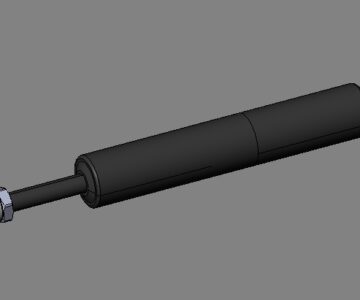 3D модель Регулируемая газовая пружина 250х75х50N