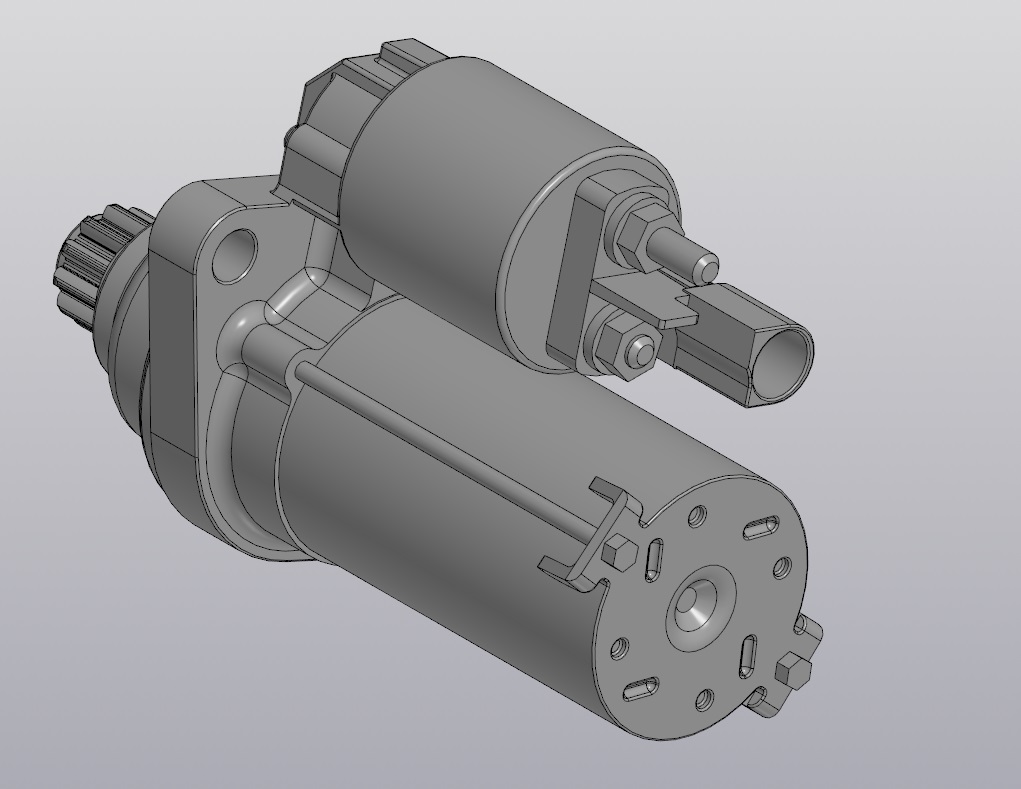 3D модель Стартер 0AM911023T