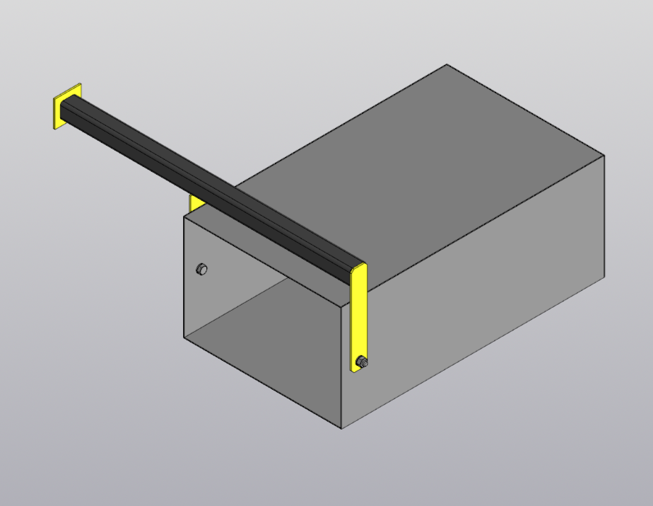3D модель Урна уличная 300х200х500 мм.