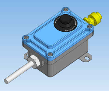 3D модель Взрывозащищенный терморегулятор DexTR2-220-16A-0-40C