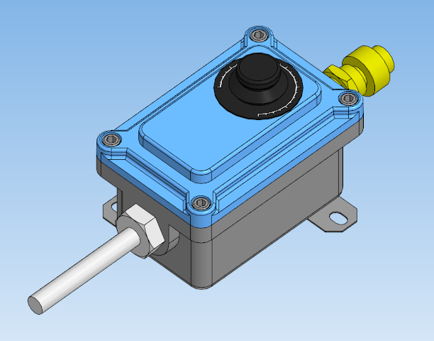 3D модель Взрывозащищенный терморегулятор DexTR2-220-16A-0-40C