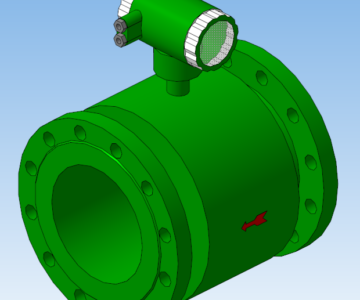 3D модель Расходомер ЭМИС-МАГ 270, Ду250