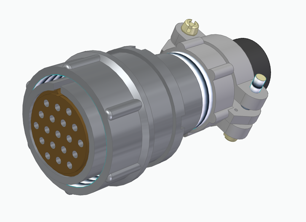 3D модель Соединитель 2РМД27КПН19Г5В1