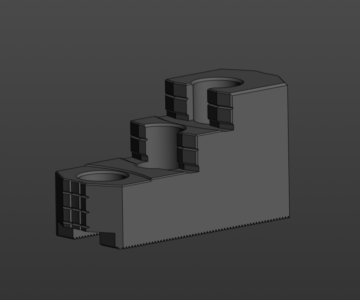 3D модель Кулачки закаленные для токарного патрона