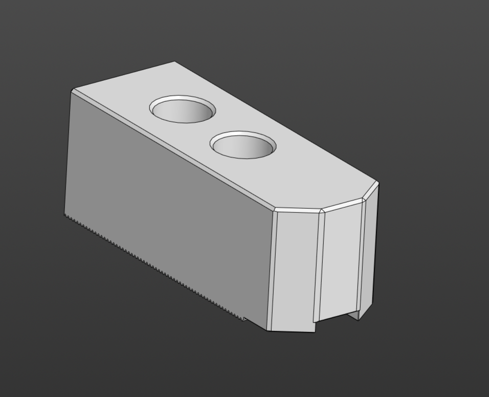 3D модель SC-10 кулачок сырой для токарного патрона