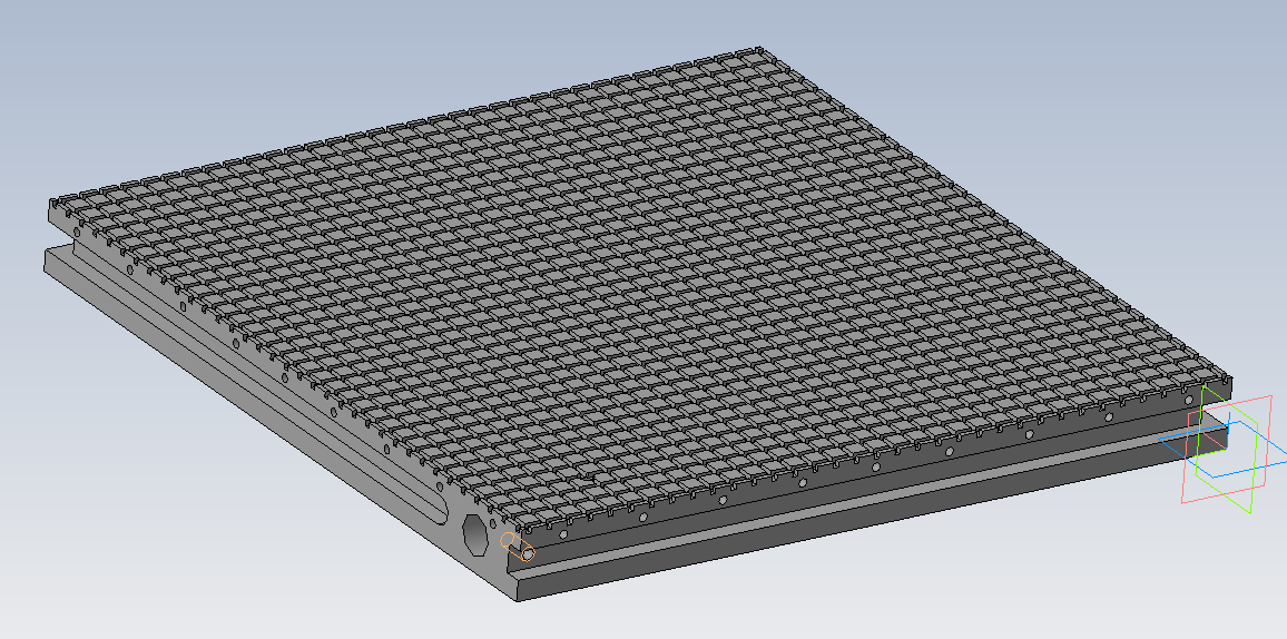 3D модель Вакуумный стол 40х430х430