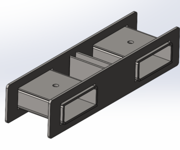 3D модель Крюковой захват для вилочного погрузчика