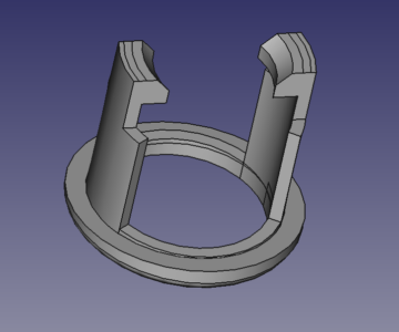 3D модель Крепление для парктроника