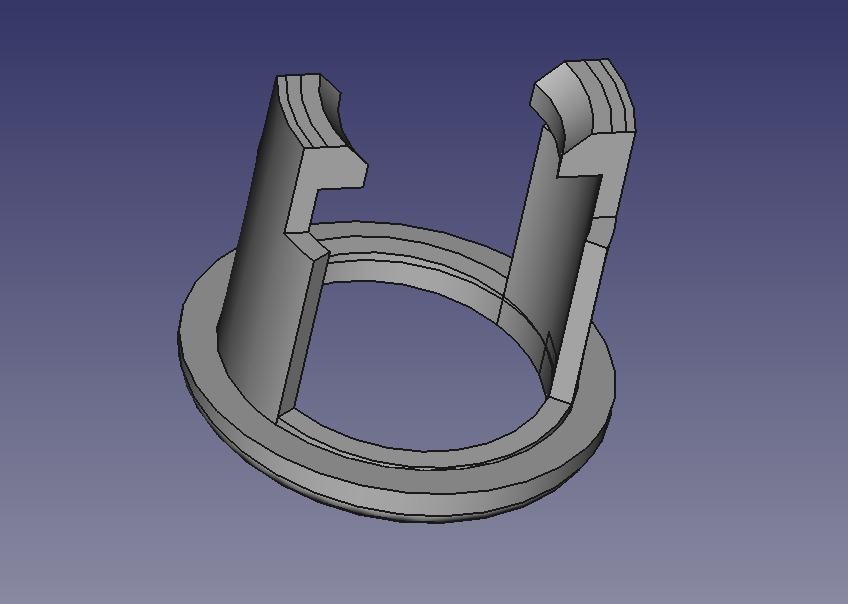 3D модель Крепление для парктроника