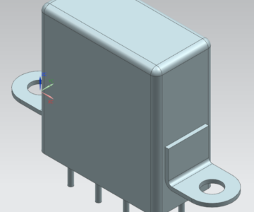 3D модель Реле РЭС-48Б РС4.590.201-01 ЯЛО.450.033ТУ