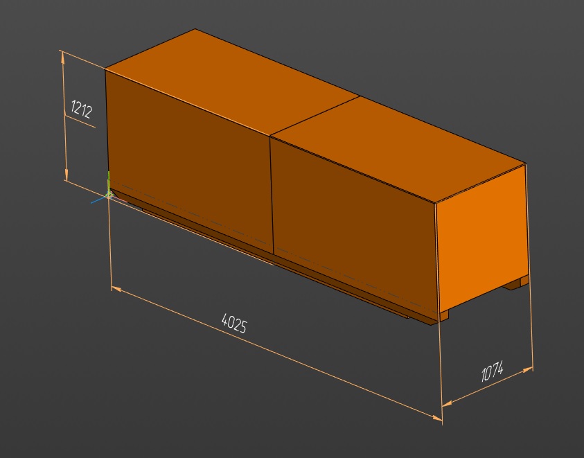 3D модель Тара транспортная деревянная 3d