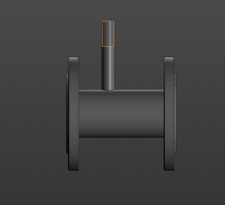 3D модель Смеситель статический вихревой СМВ 65Н (DN 65 PN 10)