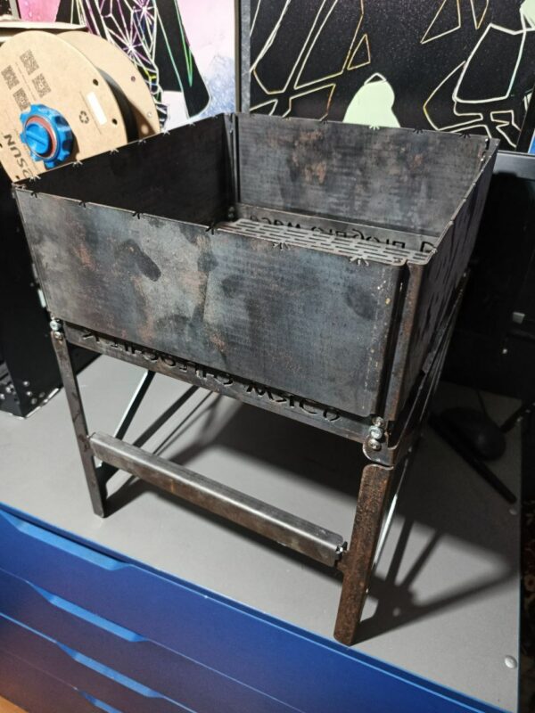 3D модель Мангал кейс высотой 440 мм