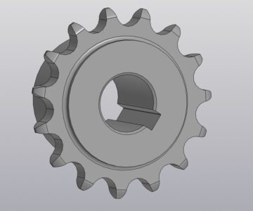 3D модель Звездочка ведущая для снегоуборщика DAEWOO S 7560 2024