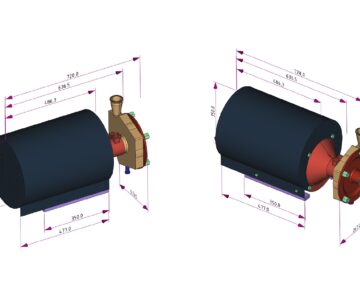 3D модель Смеситель сдвига Fristam GA P25064AFP742 65X50 TCL 5.5KW