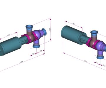 Чертеж Распределительный односедельный клапан Inoxpa-50.8- 4